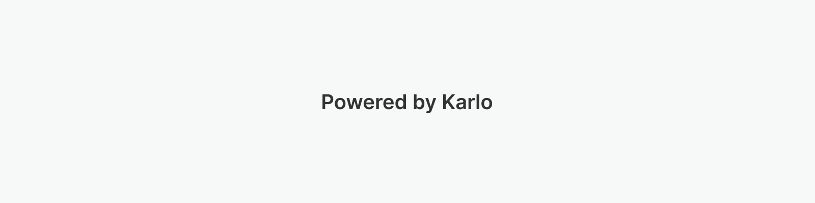 Karlo Signature text